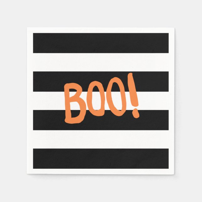 Boo! | Halloween Napkins (Front)