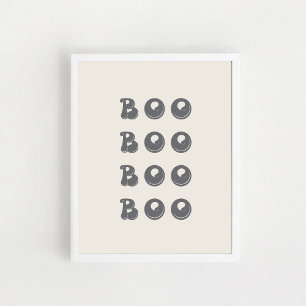 Boo! Halloween Poster