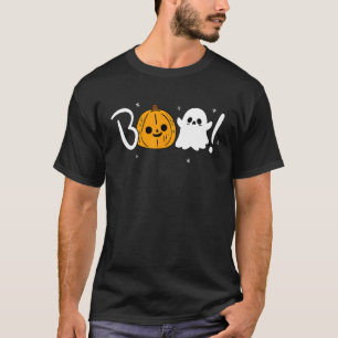 Boo Halloween pumpkin carnival Halloween fan T-Shirt