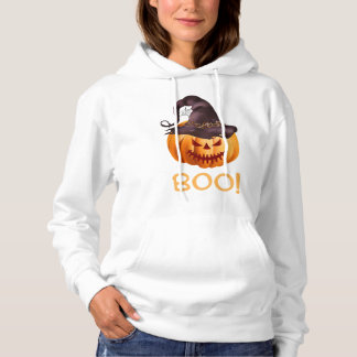 Boo Halloween Pumpkin Hoodie
