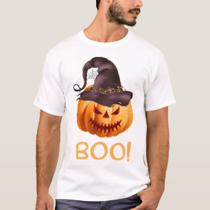 Boo Halloween Pumpkin T-Shirt
