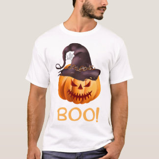 Boo Halloween Pumpkin T-Shirt