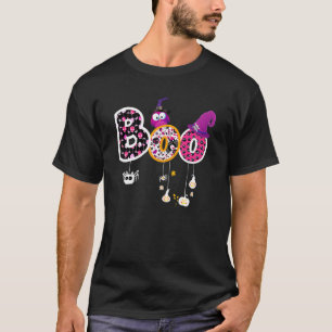 Boo Halloween Spiders Ghosts Pumkin Owl Men Women T-Shirt