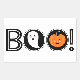 Boo! Halloween Sticker