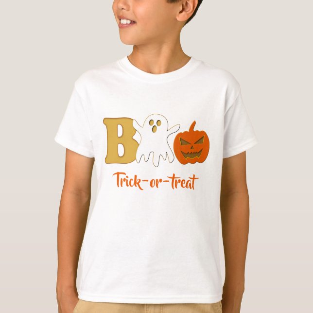 Boo Halloween T-Shirt (Front)