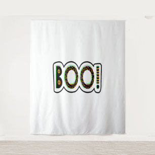 BOO Halloween Tapestry