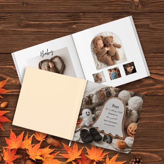 Boo Halloween themed cute baby book keepsake  (Creator Uploaded)
