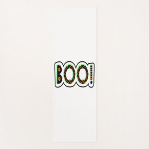 BOO Halloween Yoga Mat