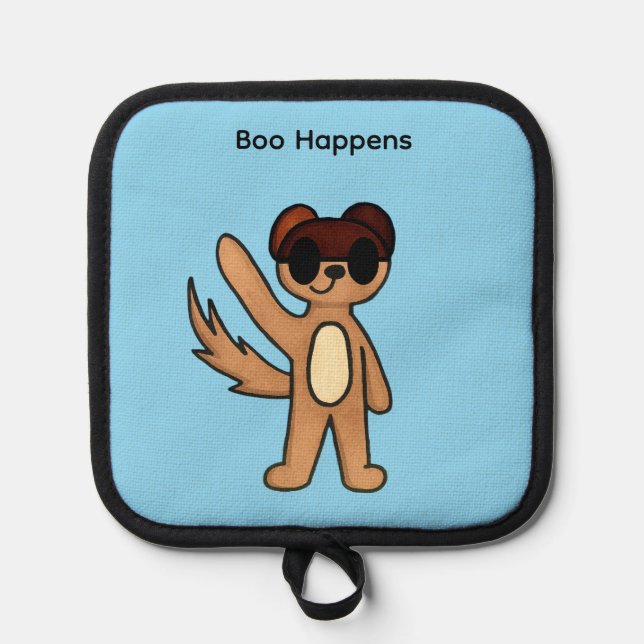 Boo Happens Pot holder (Front)