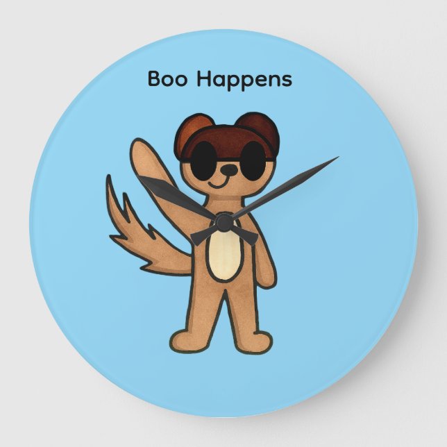 Boo Happens Wall Clock (Front)