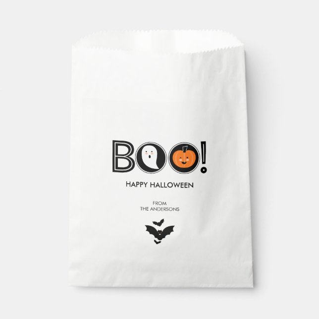 Boo ! Happy Halloween Favoriser les sacs (Devant)
