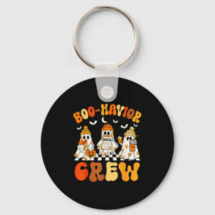 Boo-havior Crew Behavior Yst Halloween Aba  Keychain