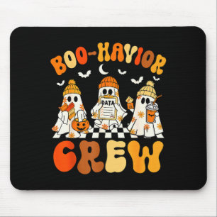 Boo-havior Crew Behavior Yst Halloween Aba  Mouse Pad