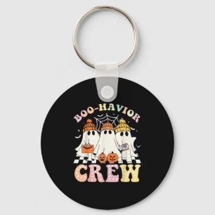 Boo Havior Crew Behavior Yst Halloween Aba Rbt  Keychain
