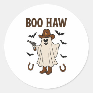 Boo Haw Classic Round Sticker