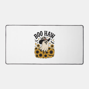 Boo Haw Cow Ghost Western Halloween Desk Mat