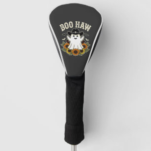 Boo Haw Western Halloween Ghost Design Golf Head Cover