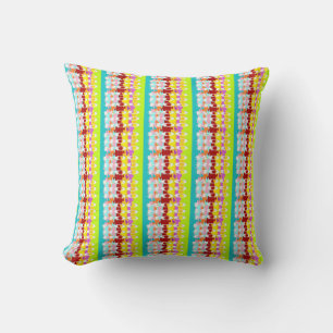Boo Hoo design flash colours white text Fleece Throw Pillow