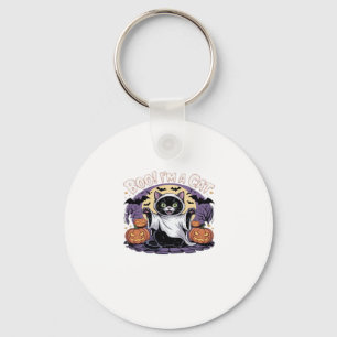 Boo I'm a Cat Oversized T-Shirt Keychain