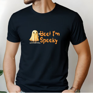 Boo! I'm Spooky smile ghost orange T-Shirt
