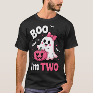 Boo Im Two 2nd Birthday Halloween Costume For Todd T-Shirt