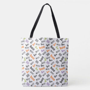 Boo in Bloom – A Whispered Pattern Tote Bag