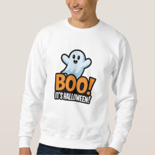 boo. it's halloween cute design sweatshirt