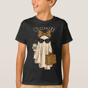 Boo Jee Boujee Ghost Halloween October Vibes Soky  T-Shirt