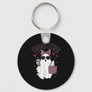 Boo Jee Boujee Nk Ghost Coffee Halloween October V Keychain