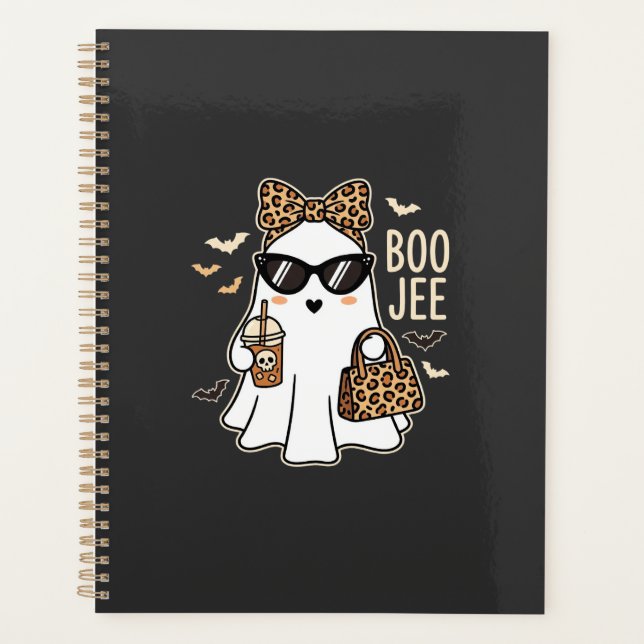 Boo Jee Cute Ghost Halloween Leopard Design_1 (Devant)