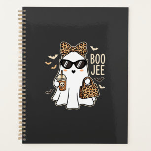 Boo Jee Cute Ghost Halloween Leopard Design_1 Planner