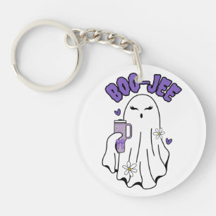 Boo-Jee Cute Halloween Ghost with 40oz Tumbler Keychain