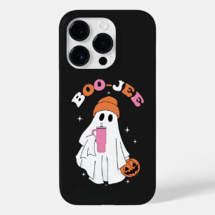 BOO JEE Funny Halloween Ghost Coffee Pumpkin Case-Mate iPhone 14 Pro Case