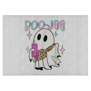 Boo Jee Funny Halloween Ghost Cutting Board