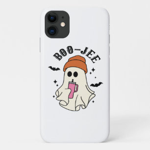Boo-Jee  funny Halloween Tumbler-Inspired Ghost iPhone 11 Case