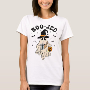 Boo Jee Ghost Cute Funny Halloween  T-Shirt
