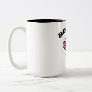 BOO-JEE Ghost – Funny Boujee Halloween Design Two-Tone Coffee Mug