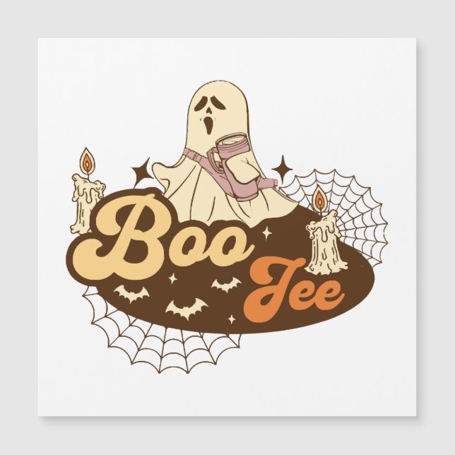 Boo-Jee Ghost Halloween funny (Front)