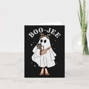 Boo-jee Trick Or Treat Spooky Season Ghost Tumbler Card