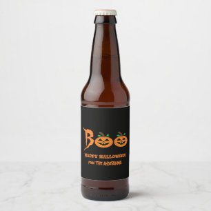BOO ! Jeu de Étiquette de bouteille de bière Citro