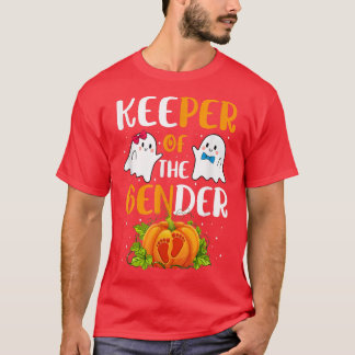 Boo Keeper Of The Gender Reveal Baby Announcement T-Shirt