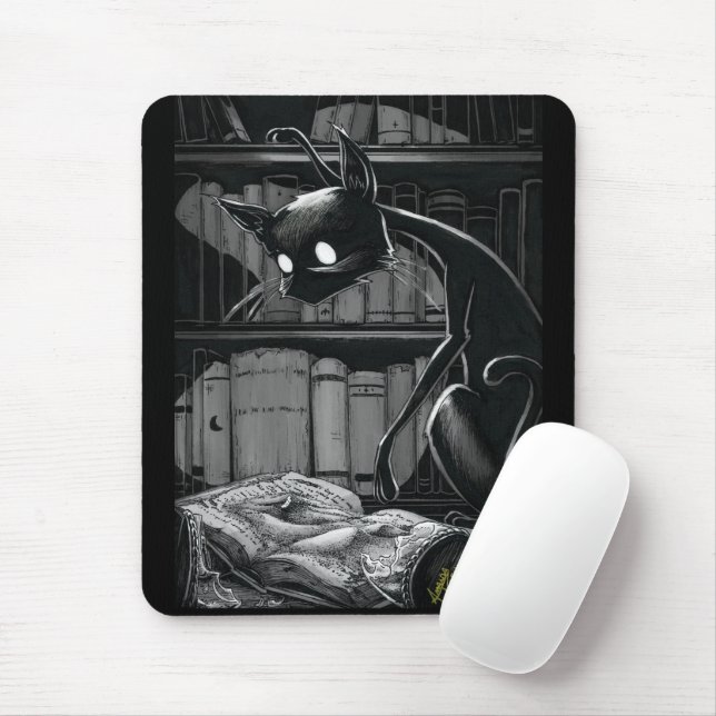 Boo Kitty Reads Dune Mouse Pad (With Mouse)