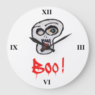 Boo! Large Clock