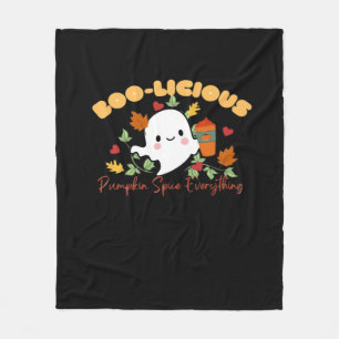Boo-Licious Pumpkin Spice Everything Essential Fleece Blanket