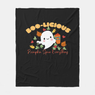Boo-Licious Pumpkin Spice Everything Essential Fleece Blanket