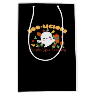 Boo-Licious Pumpkin Spice Everything Essential Medium Gift Bag