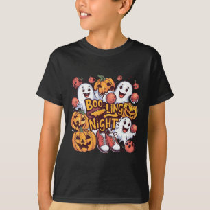 Boo-ling Night -funny Halloween Graphic Spooky And T-Shirt