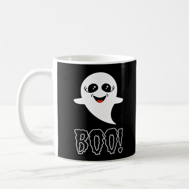 Boo! Little Halloween By Lucas Coffee Mug (Left)