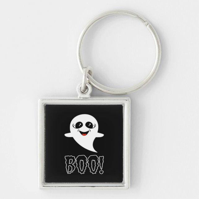 Boo! Little Halloween By Lucas Keychain (Front)