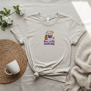 Boo Loves Reading Halloween Teacher T-Shirt